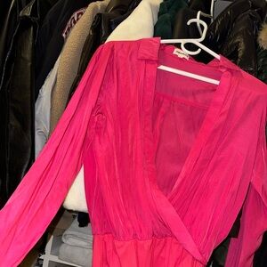 Superdown Fuchsia Blouse
